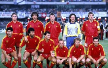 Imagen de internet de la selección belga de 1982.