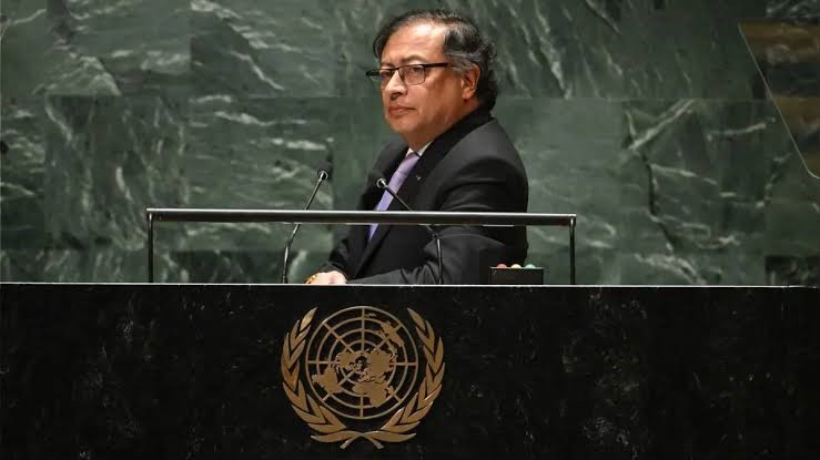Gustavo Petro en la asamblea general de la ONU