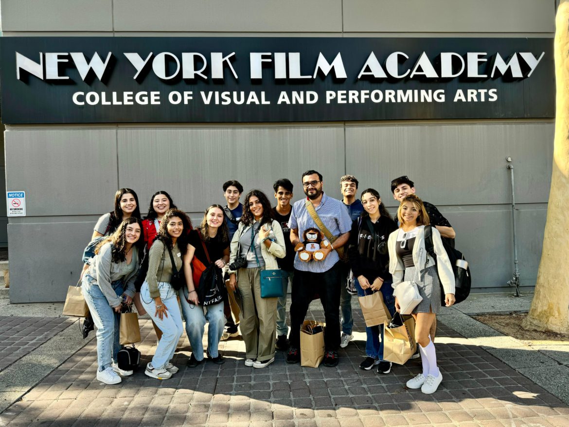 Estudiantes viven experiencias del cine en Los Ángeles