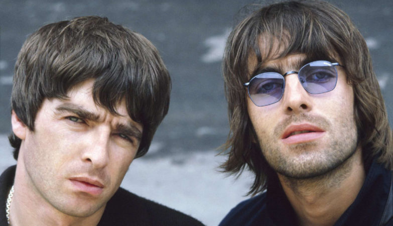 Imagen de internet de los hermanos Gallagher, de Oasis