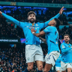 Imágenes de la cuenta de "X" del Manchester City en su partido de Champions League