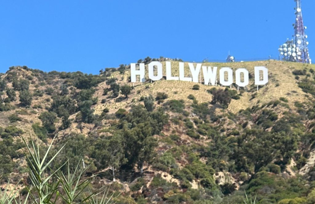 Señal de Hollywood desde las montañas