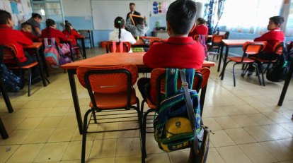 Imagen de internet que muestra un aspecto de una escuela de México