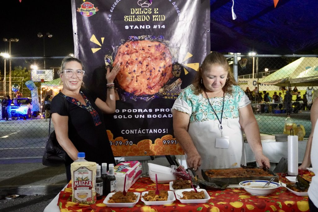 puesto de vendedoras de pib.