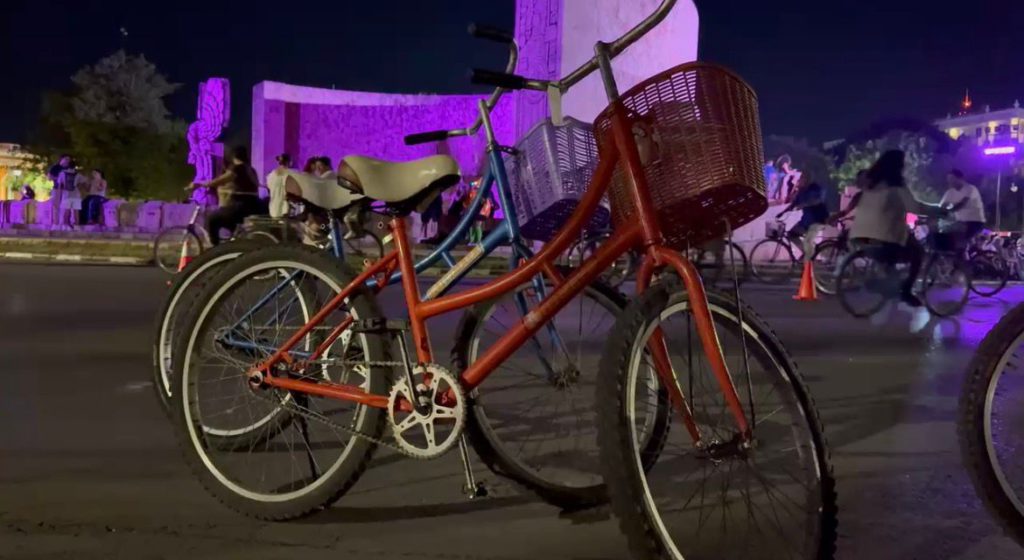 Biciruta de Día de Muertos