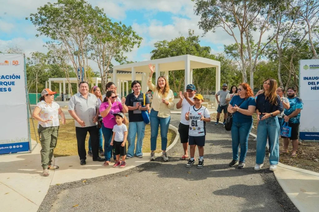 Mérida inaugura primer parque público con área de coworking y conectividad de alta gama en Los Héroes VI como parte de la estrategia de inclusión digital